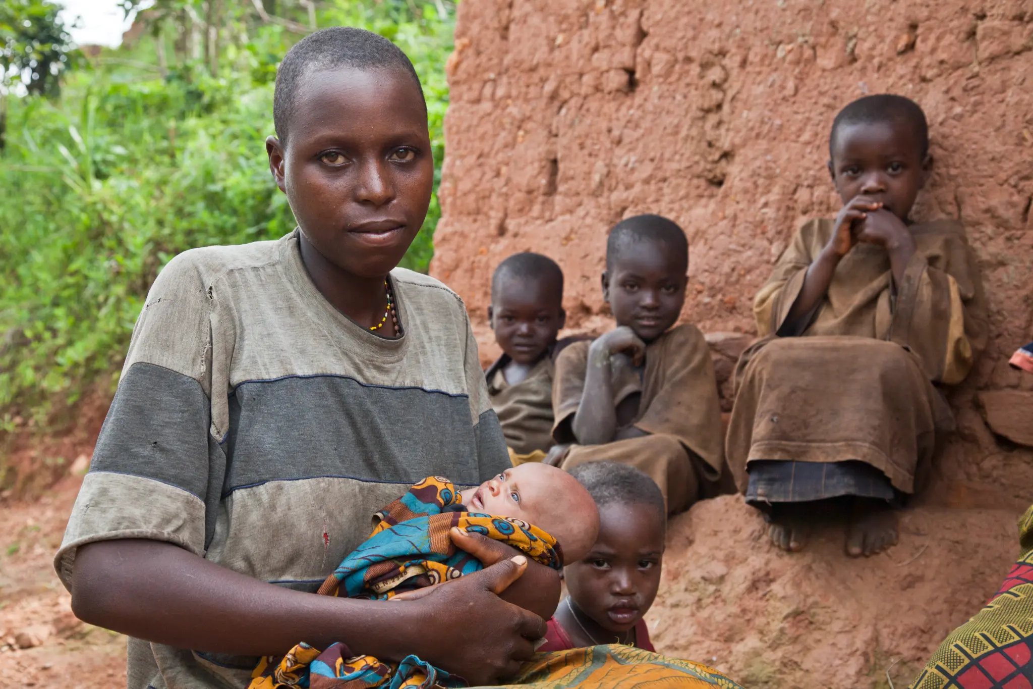 Mère et enfants en Afrique